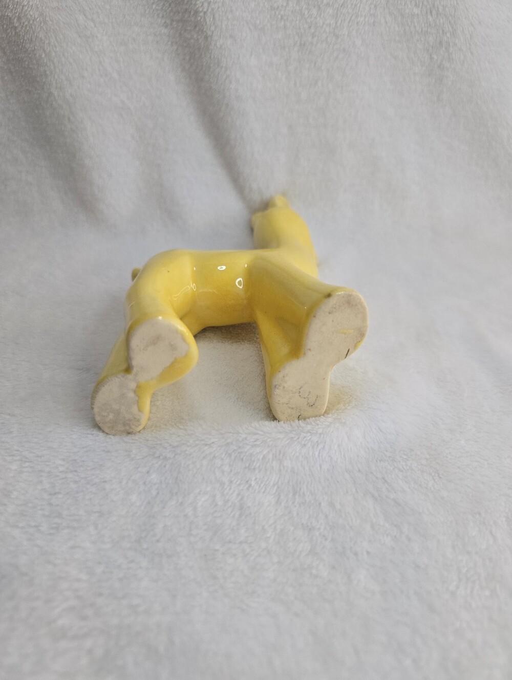 Vintage Yellow Shawnee Pottery Deer Succulent Planter Whimsy - Picture 5 of 7